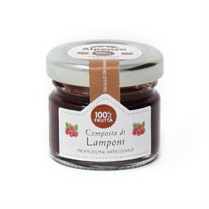 COMPOSTA DI LAMPONI 100% DA FRUTTA 28 G.