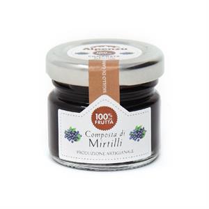 COMPOSTA DI MIRTILLI 100% DA FRUTTA 28 G.