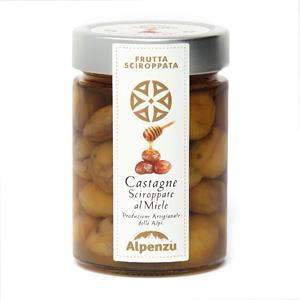 CASTAGNE SCIROPPATE AL MIELE 400 G.