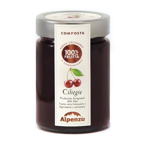 COMPOSTA DI CILIEGIE 100% DA FRUTTA 350 G.