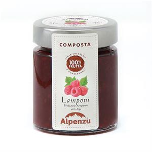 COMPOSTA DI LAMPONI 100% DA FRUTTA 150 G.
