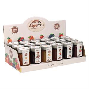 ESPOSITORE COMPOSTE 100% DA FRUTTA 18 PEZZI 150 G.