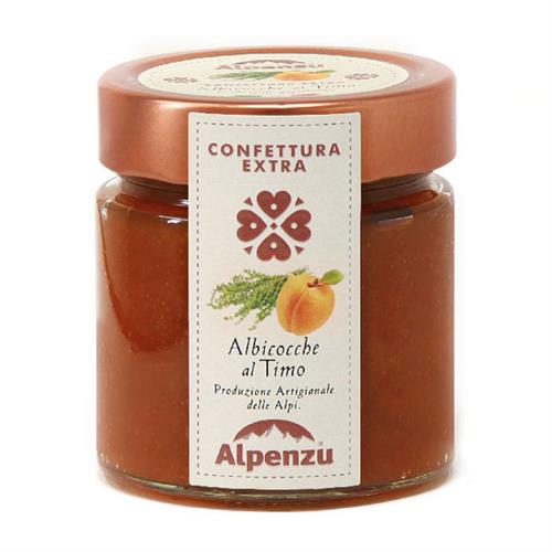 CONFETTURA EXTRA DI ALBICOCCHE AL TIMO 270 G.