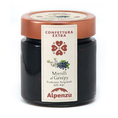 CONFETTURA EXTRA DI MIRTILLI AL GENEPY 270 G.