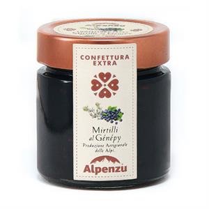 CONFETTURA EXTRA DI MIRTILLI AL GENEPY 270 G.