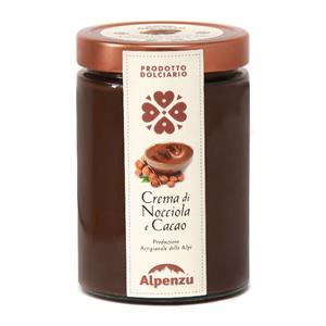 CREMA DI NOCCIOLA E CACAO 600 G.