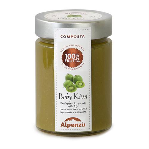 COMPOSTA DI BABY KIWI 100% DA FRUTTA 350 G.