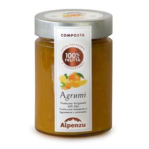 COMPOSTA DI AGRUMI 100% DA FRUTTA 350 G.