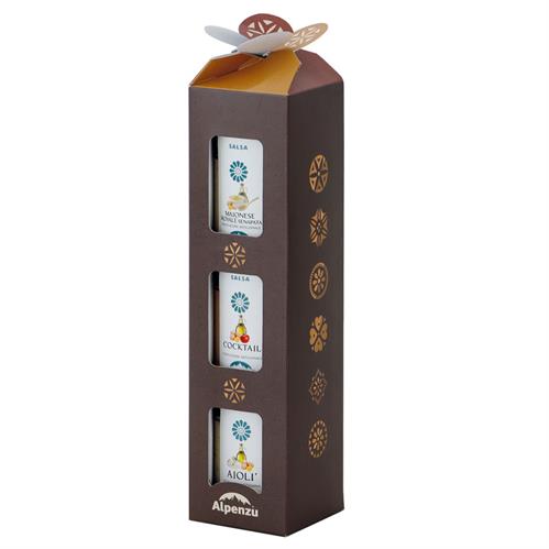 TUBO CON 3 SALSE SALATE 125 G.