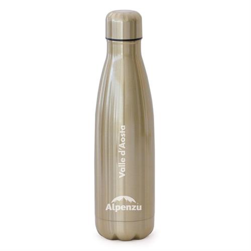 BORRACCIA TERMICA 500 ML. CON LOGO ALPENZU - ORO