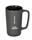 GRANDE TAZZA IN CERAMICA OPACA CON LOGO ALPENZU GRIGIO