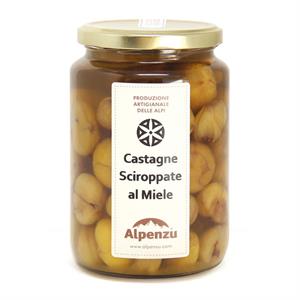 CASTAGNE SCIROPPATE AL MIELE 880 G.