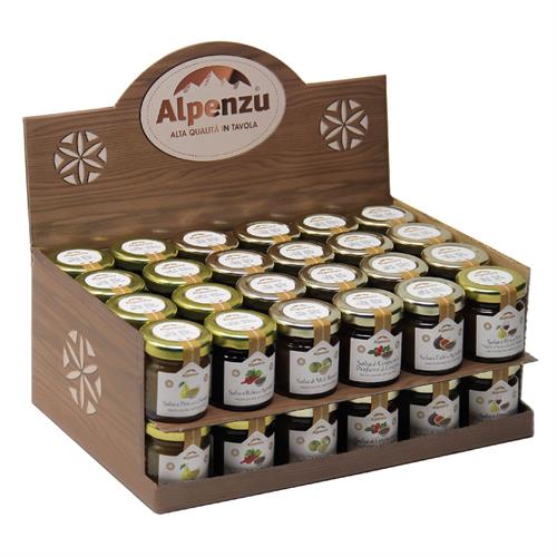 DISPLAY FRUIT SAUCES FOR CHEESE AND MEAT 28 G. 48 PIECES