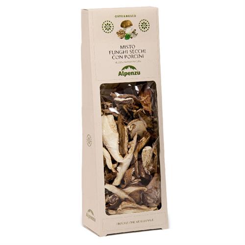 MISTO DI FUNGHI SECCHI CON PORCINI 100 G.