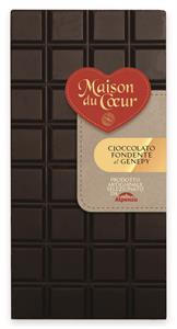 TAVOLETTA CIOCCOLATO FONDENTE AL GENEPY 100 G.