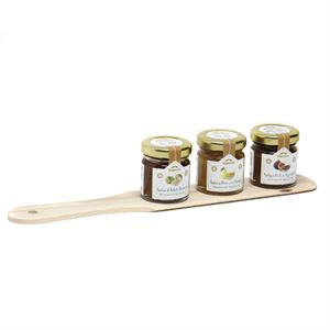 PALETTA POLENTA CON 3 SALSE 40 G.
