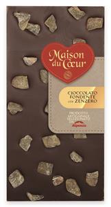 TAVOLETTA CIOCCOLATO FONDENTE CON ZENZERO 100 G.
