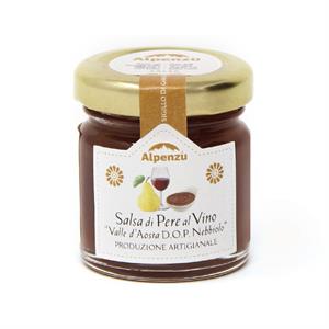 SALSA DI PERE AL VINO VALLE D'AOSTA D.O.P NEBBIOLO 40 G.