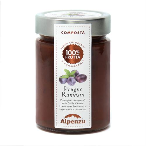 COMPOSTA DI PRUGNE RAMASIN 100% DA FRUTTA 350 G.
