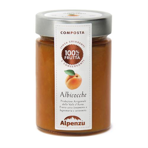 COMPOSTA DI ALBICOCCHE 100% DA FRUTTA 350 G.