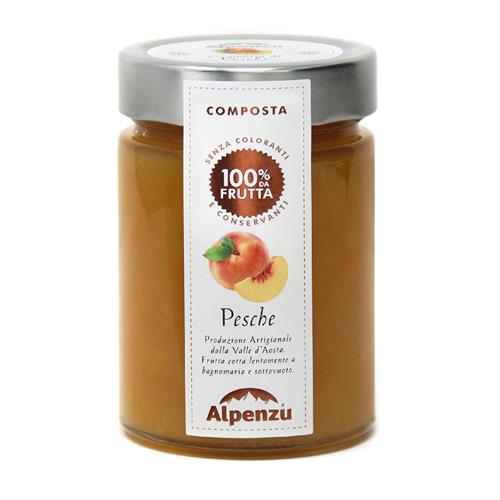 COMPOSTA DI PESCHE 100% DA FRUTTA 350 G.