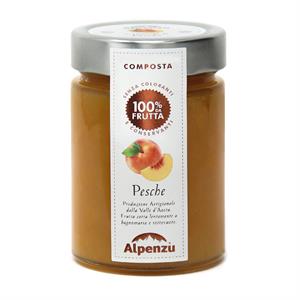 COMPOSTA DI PESCHE 100% DA FRUTTA 350 G.