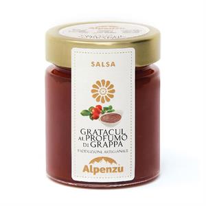 SALSA DI GRATACUL AL PROFUMO DI GRAPPA 170 G.