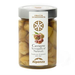 CASTAGNE SCIROPPATE AL NATURALE 400 G.